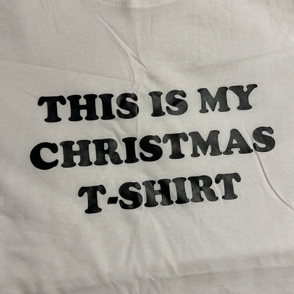 SONOMA Unisex White Christmas Tshirt - Picture 5 of 5